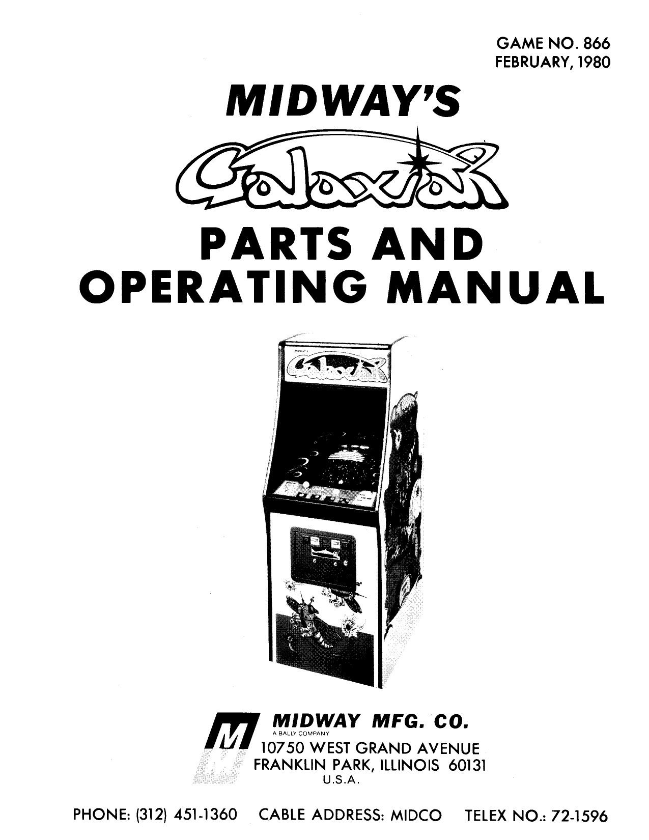 Galaxian (Parts & Operating) (U)