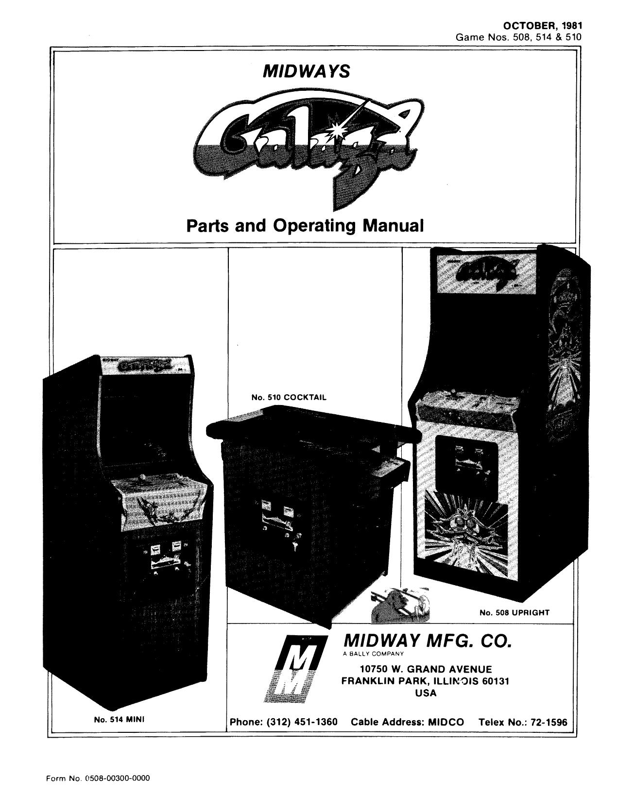 Galaga Manual