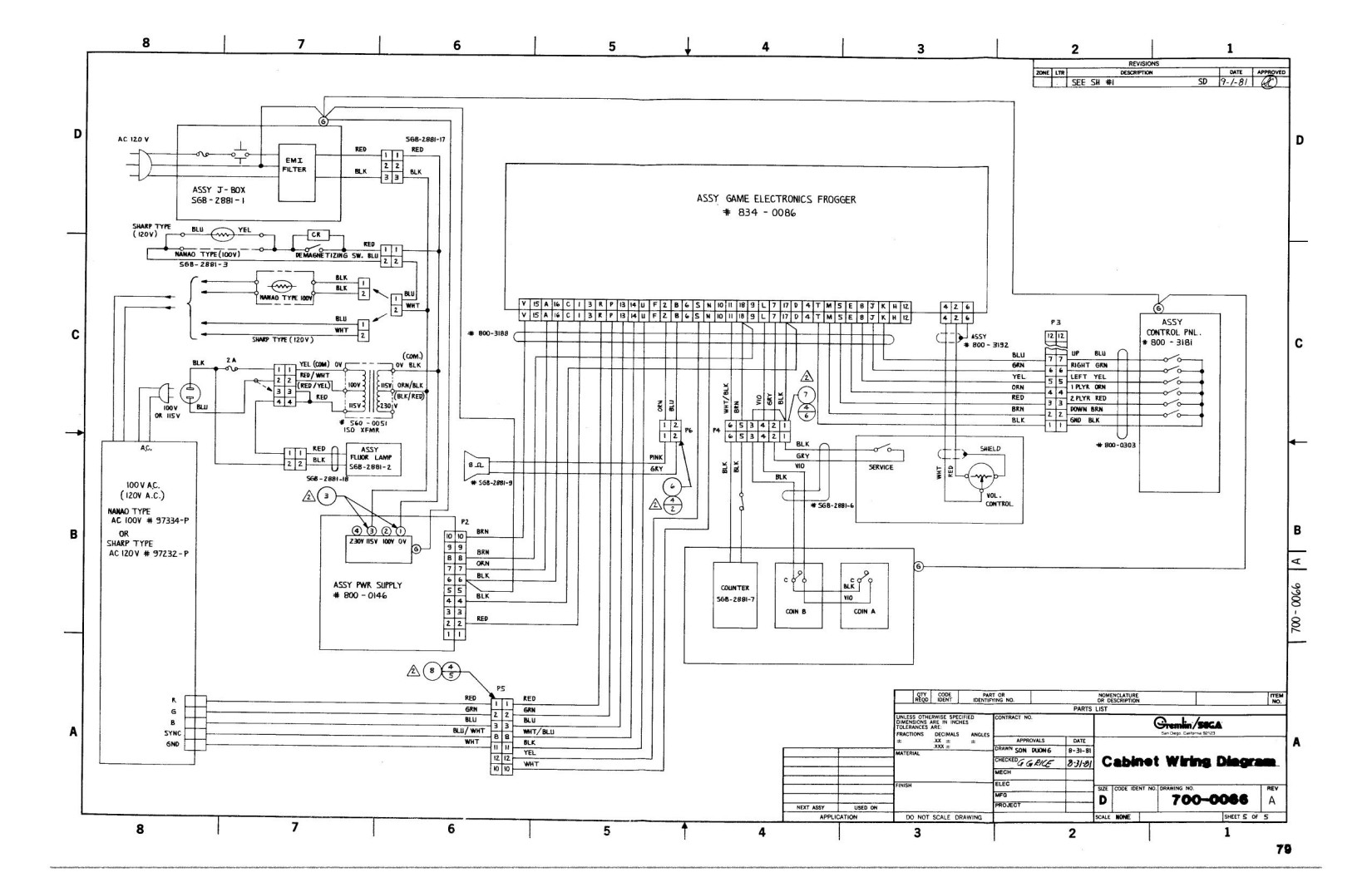 Frogger (Schematics) (U)