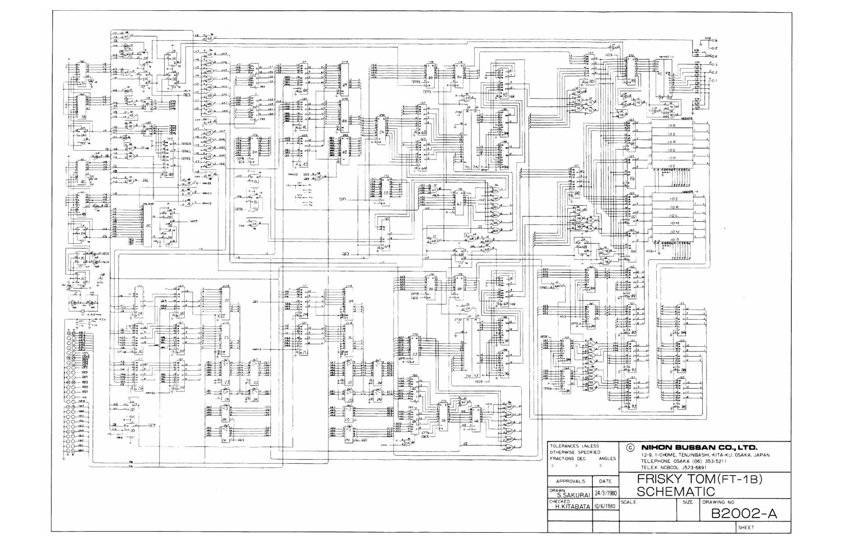 Frisky Tom Schematics