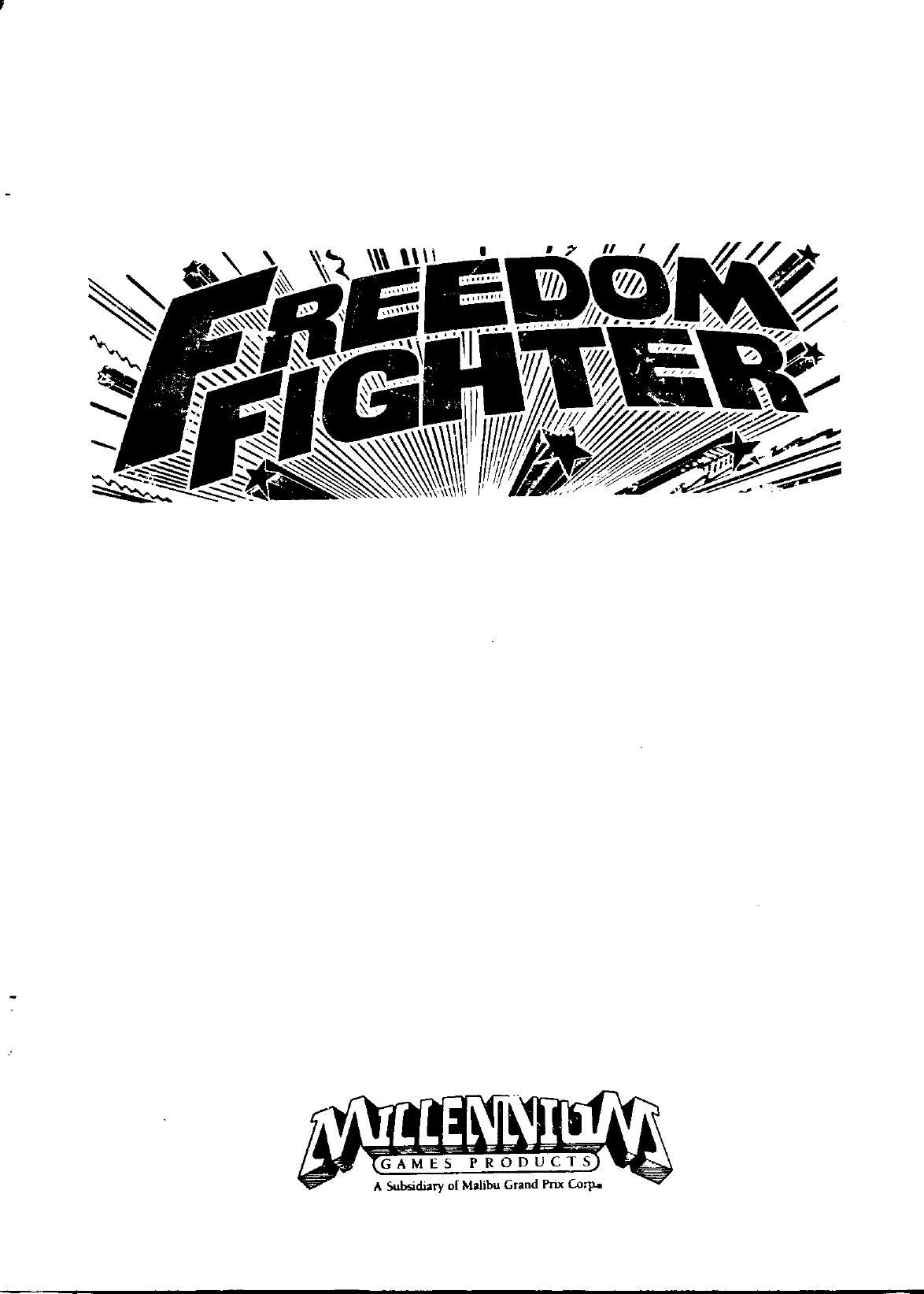 Freedom Fighter (1st Edition) (Operation & Service) (U)