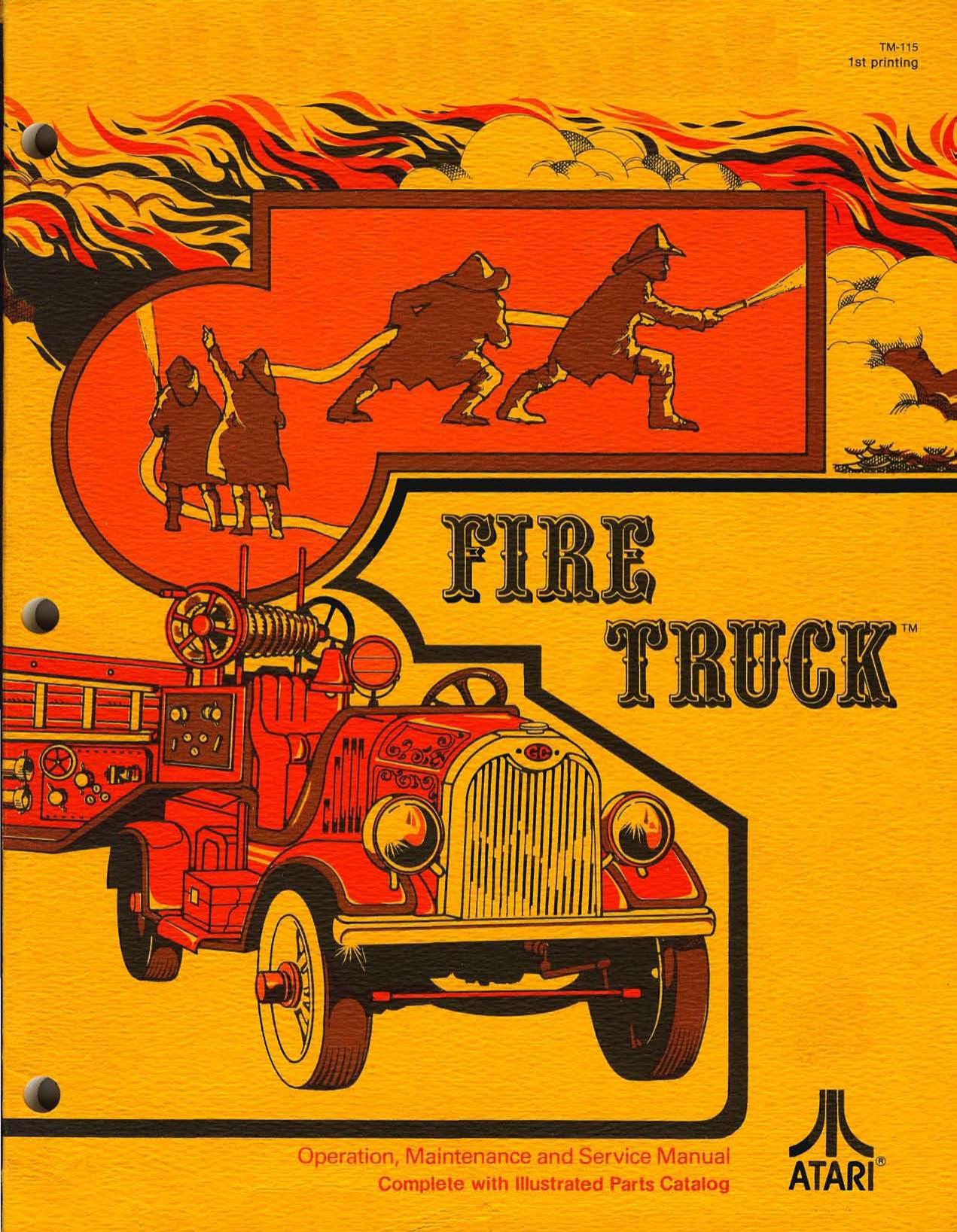 Fire Truck TM-115 1st Printing