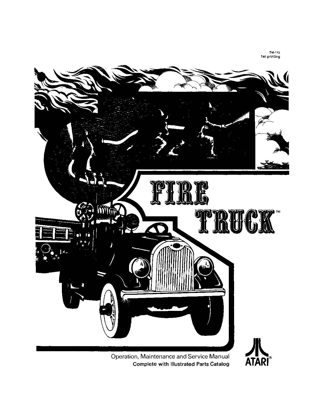 Fire Truck (TM-115 1st Printing) (Op-Maint-Serv-Part) (U)