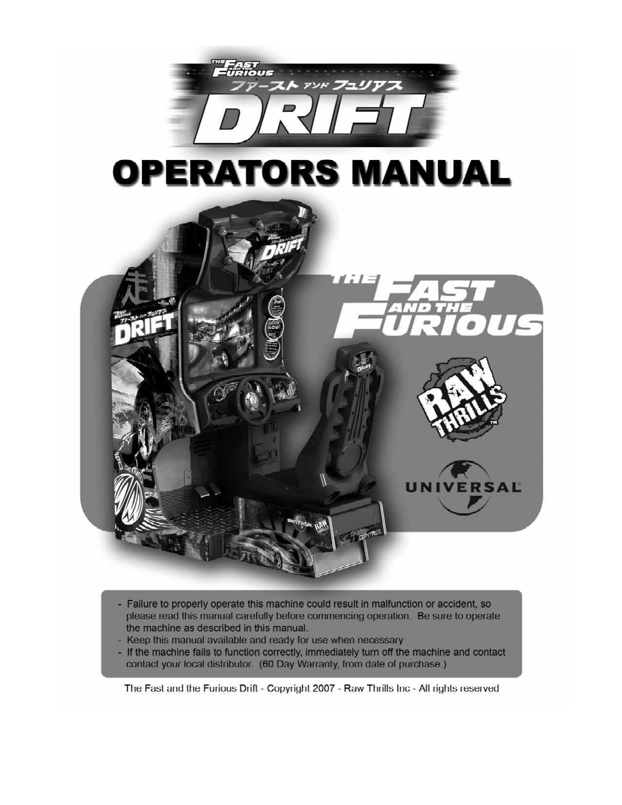 Microsoft Word - RAW THRILLS FFD MANUAL v_03B.doc