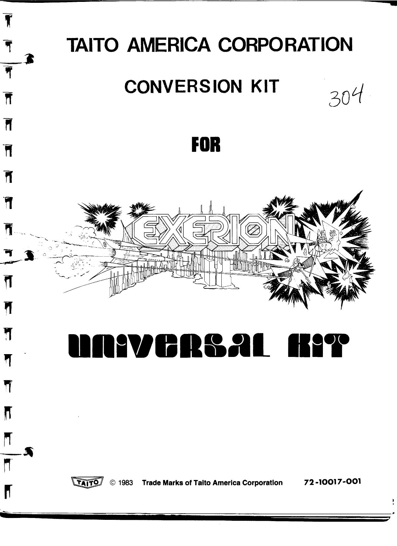 Exerion (Universal Conv. Kit) (U)
