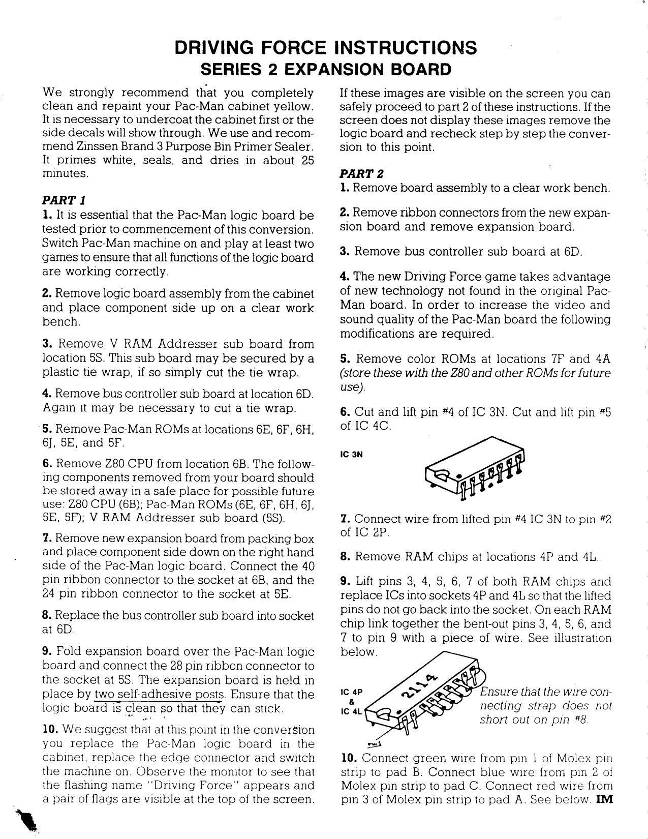 Driving Force Conversion