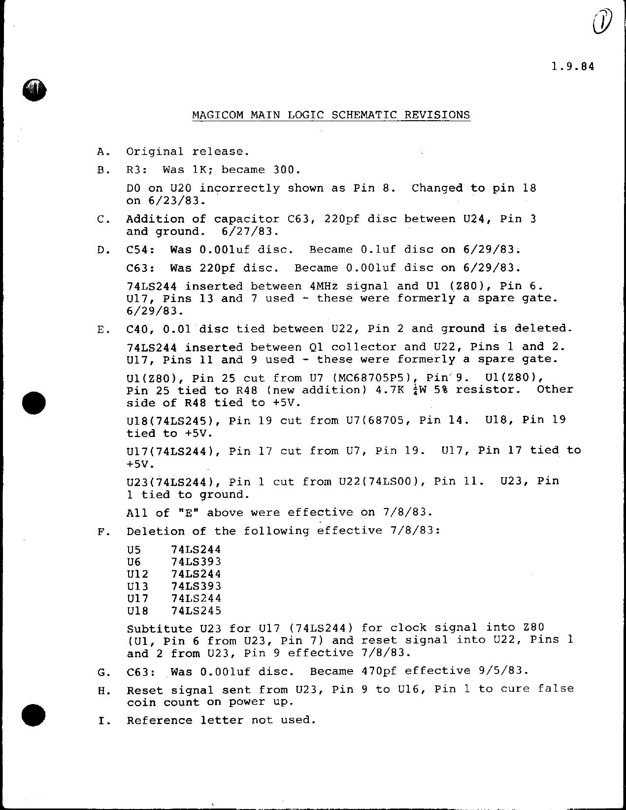 Dragons Lair Schematics