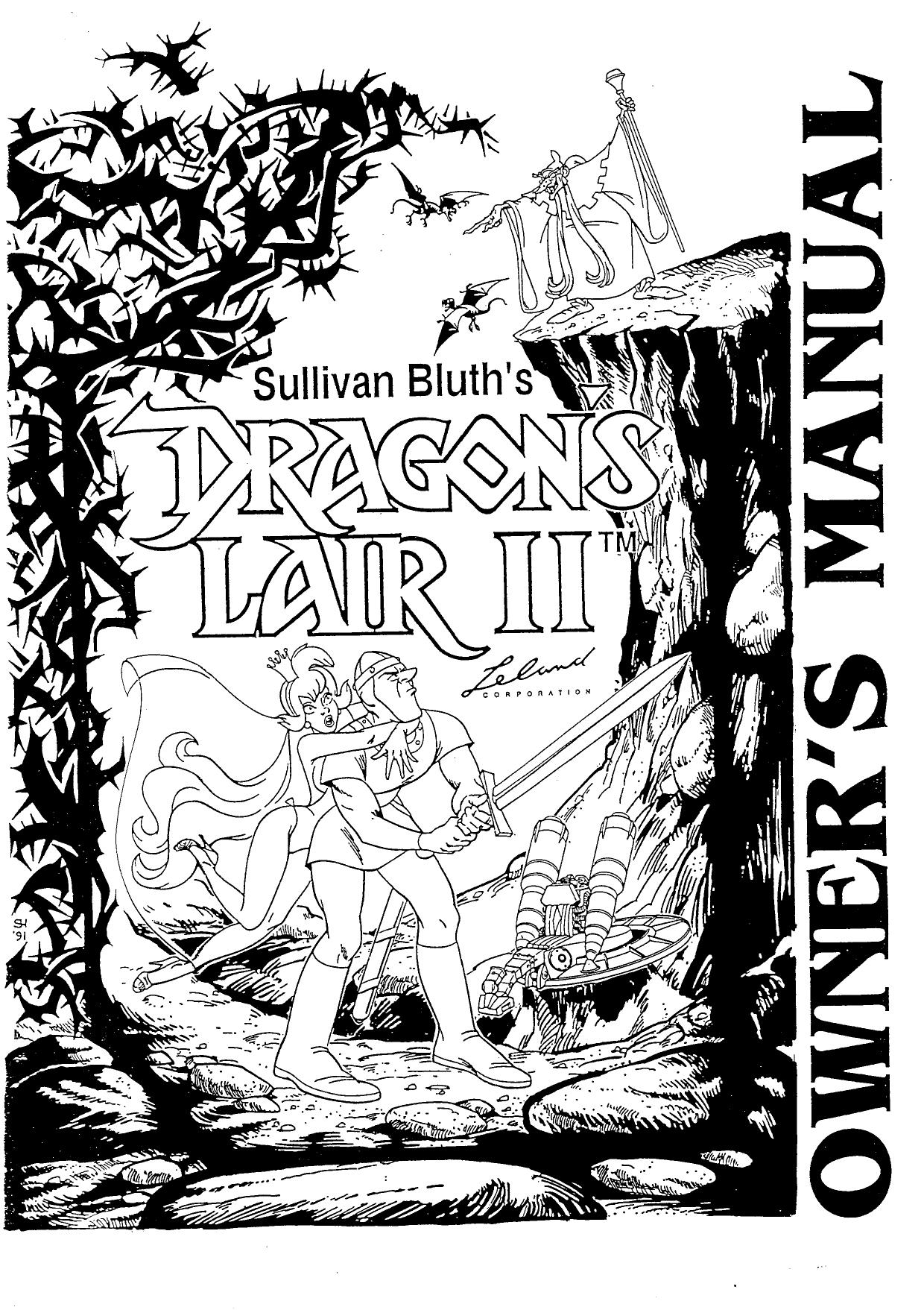 Dragons Lair 2 (Owner's Manual Schematics) (U)