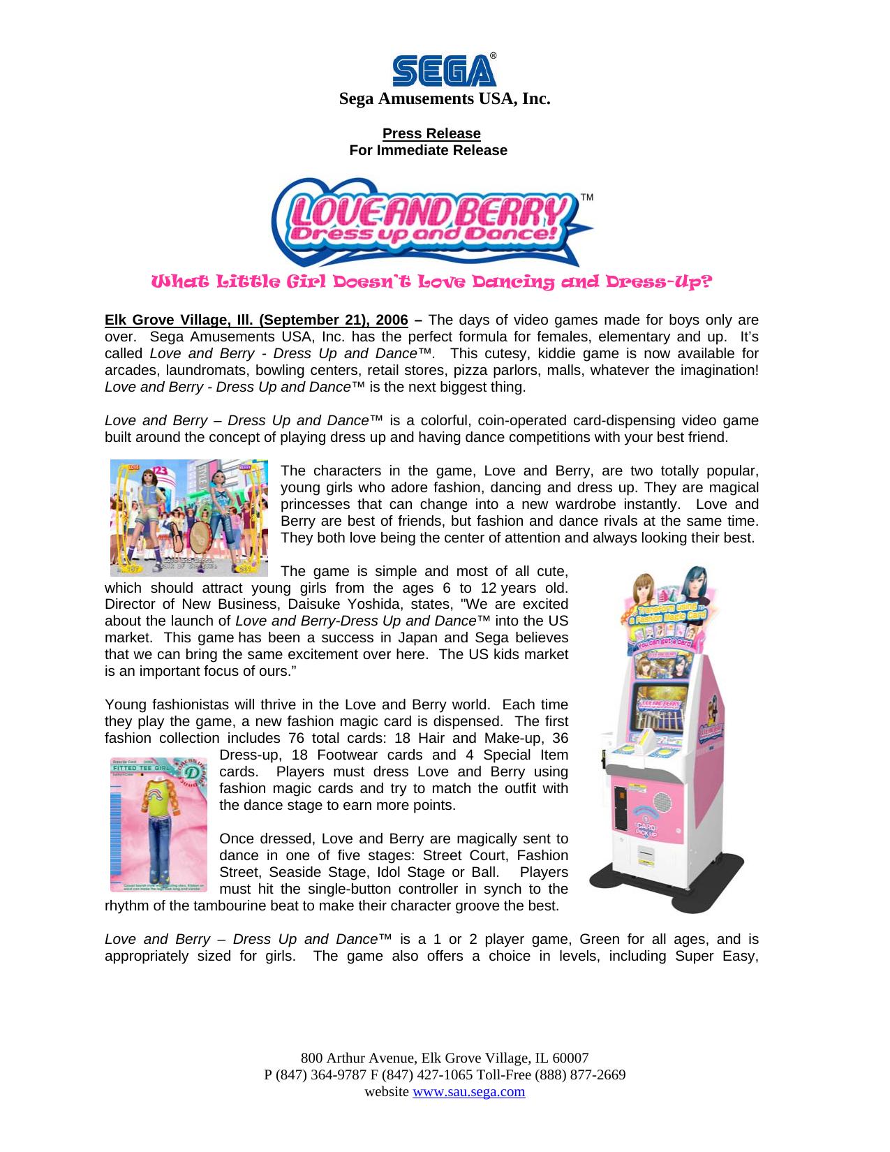 Microsoft Word - Love and Berry PR.doc