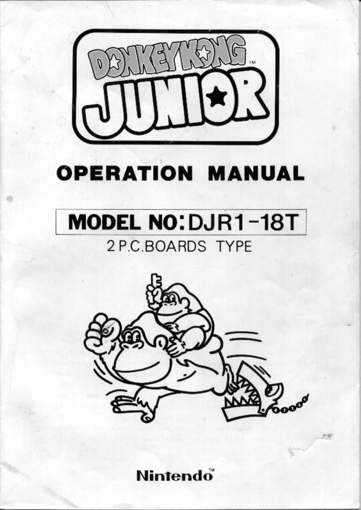 Donkey Kong JR (DJR1-18T 2PCB Type) (Operation) (U)