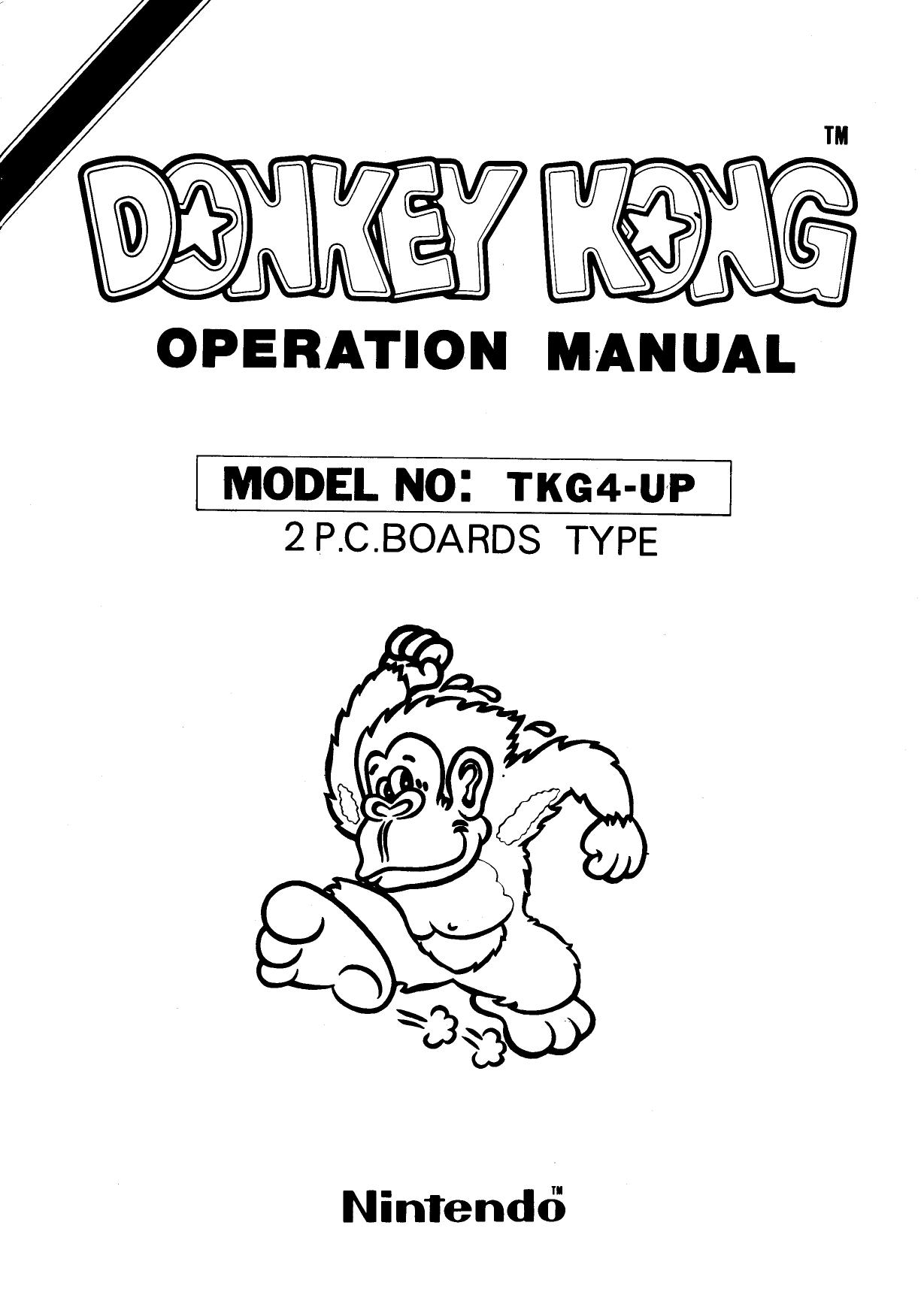 Donkey Kong (TKG-4-UP 2PCB Type) (Operation) (U)