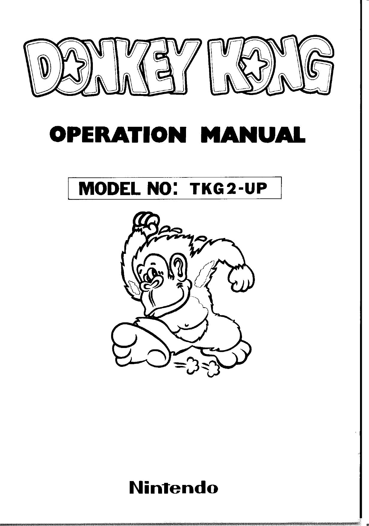 Donkey Kong (TKG-2-UP) (Operation) (U)