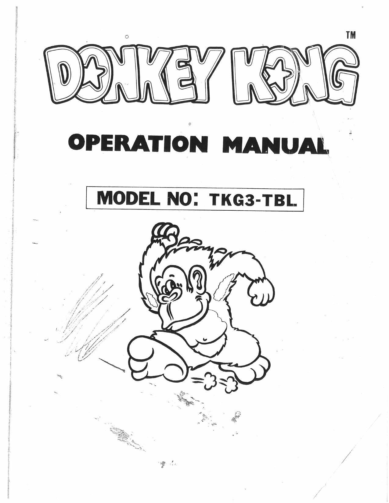 Donkey Kong (TKG-3-TBL) [Operation] [English]