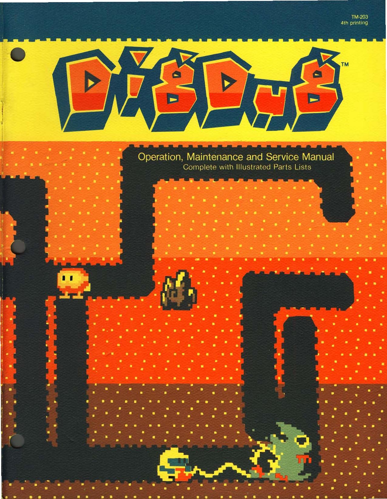 Dig Dug TM-203 4th Printing