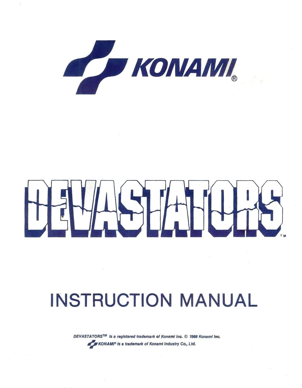 Devastators Instruction Manual