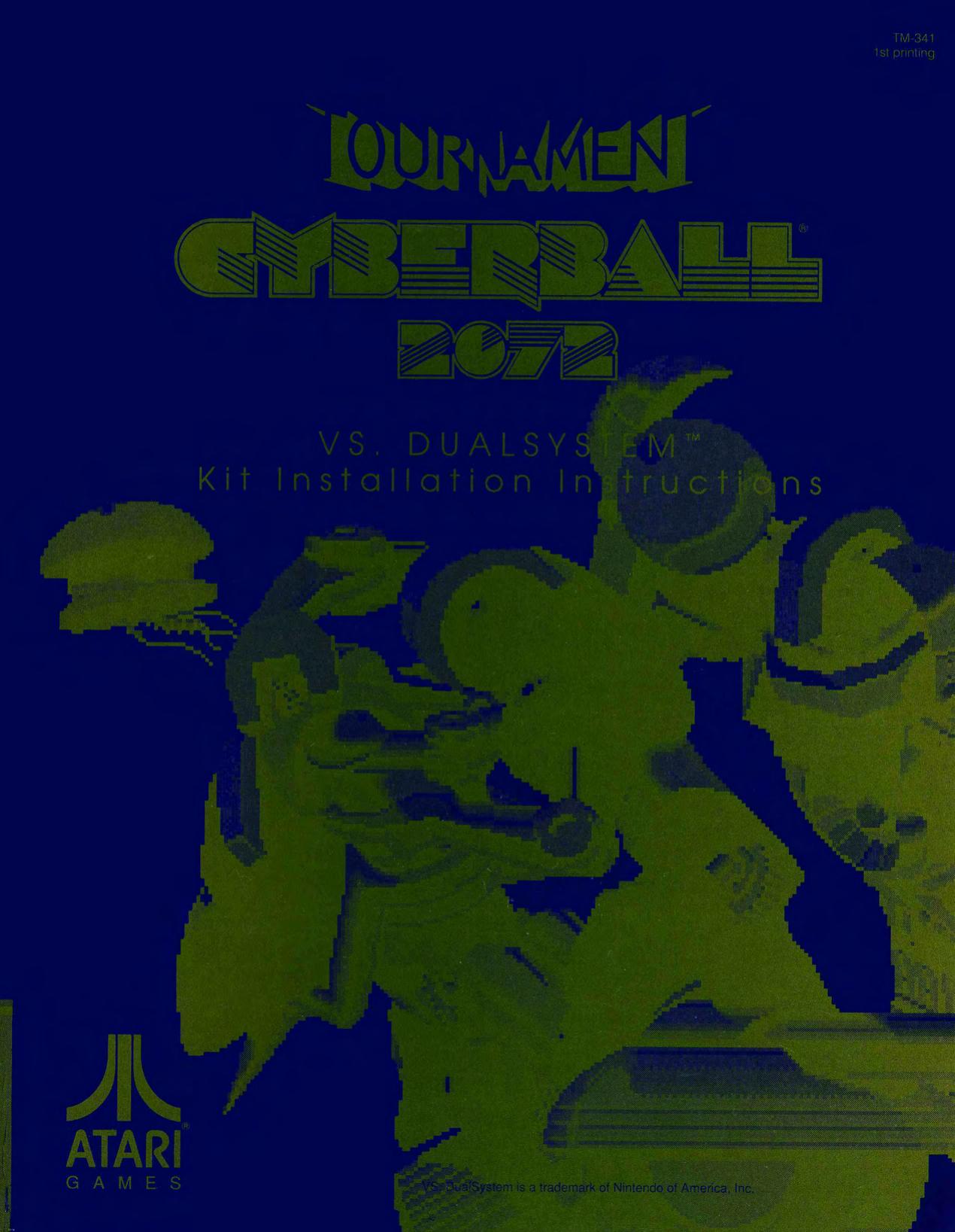 Cyberball 2072 Tournament Vs Dual System Kit installation