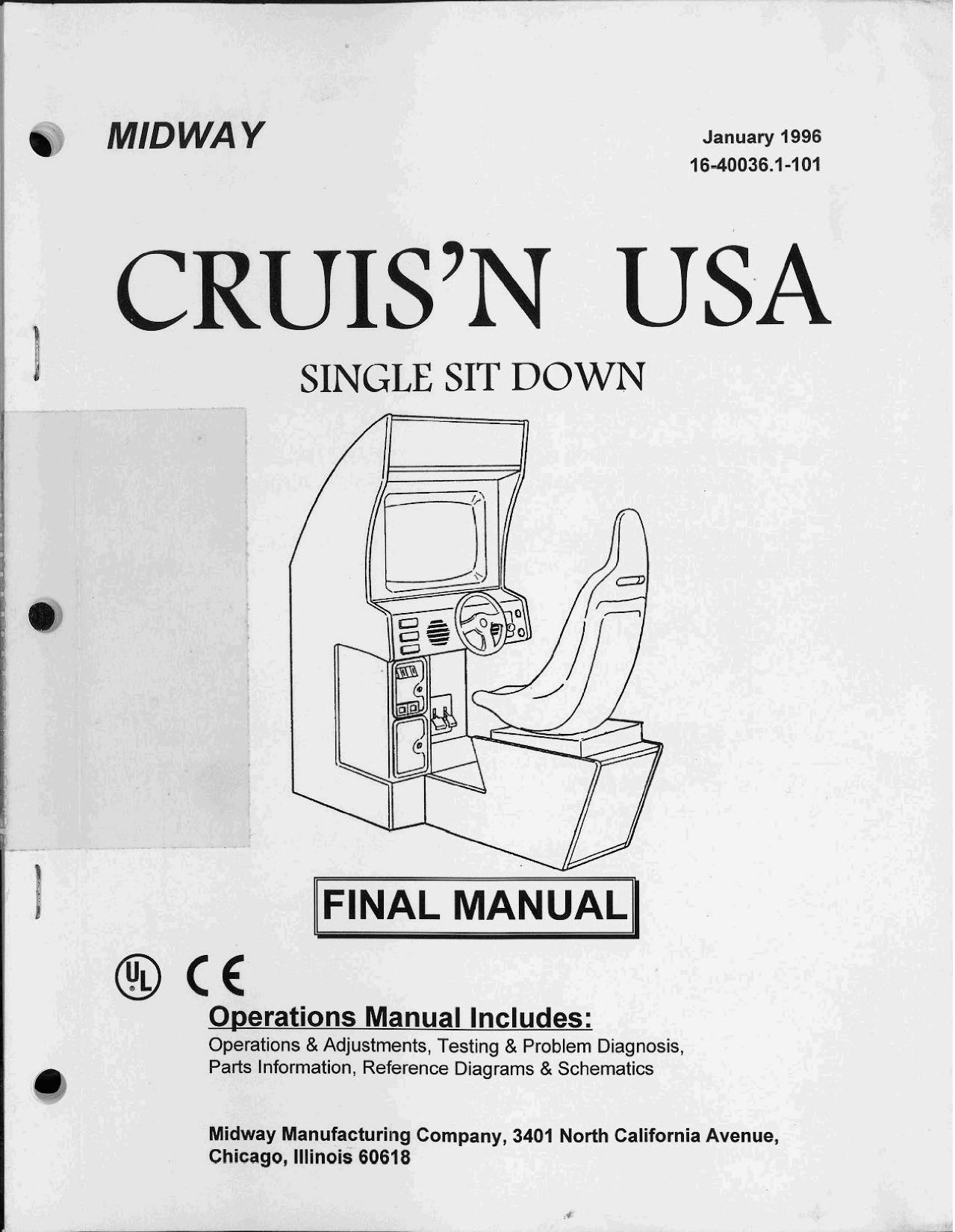 Cruis'n USA Single Sitdown