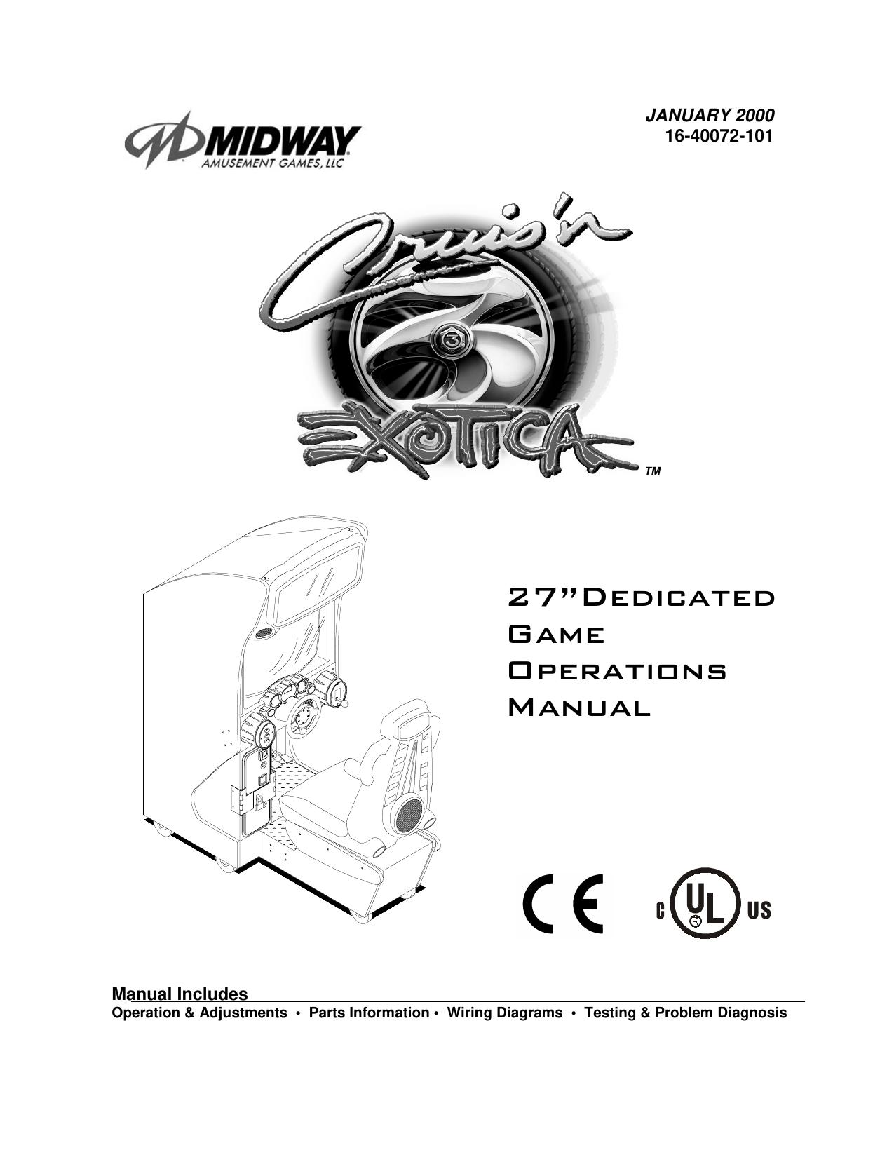 Cruis'n Exotica (27in) (Operations) (U)