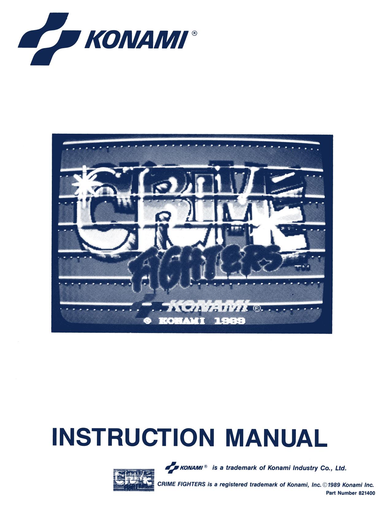 Crime Fighters (Instructions) (U)