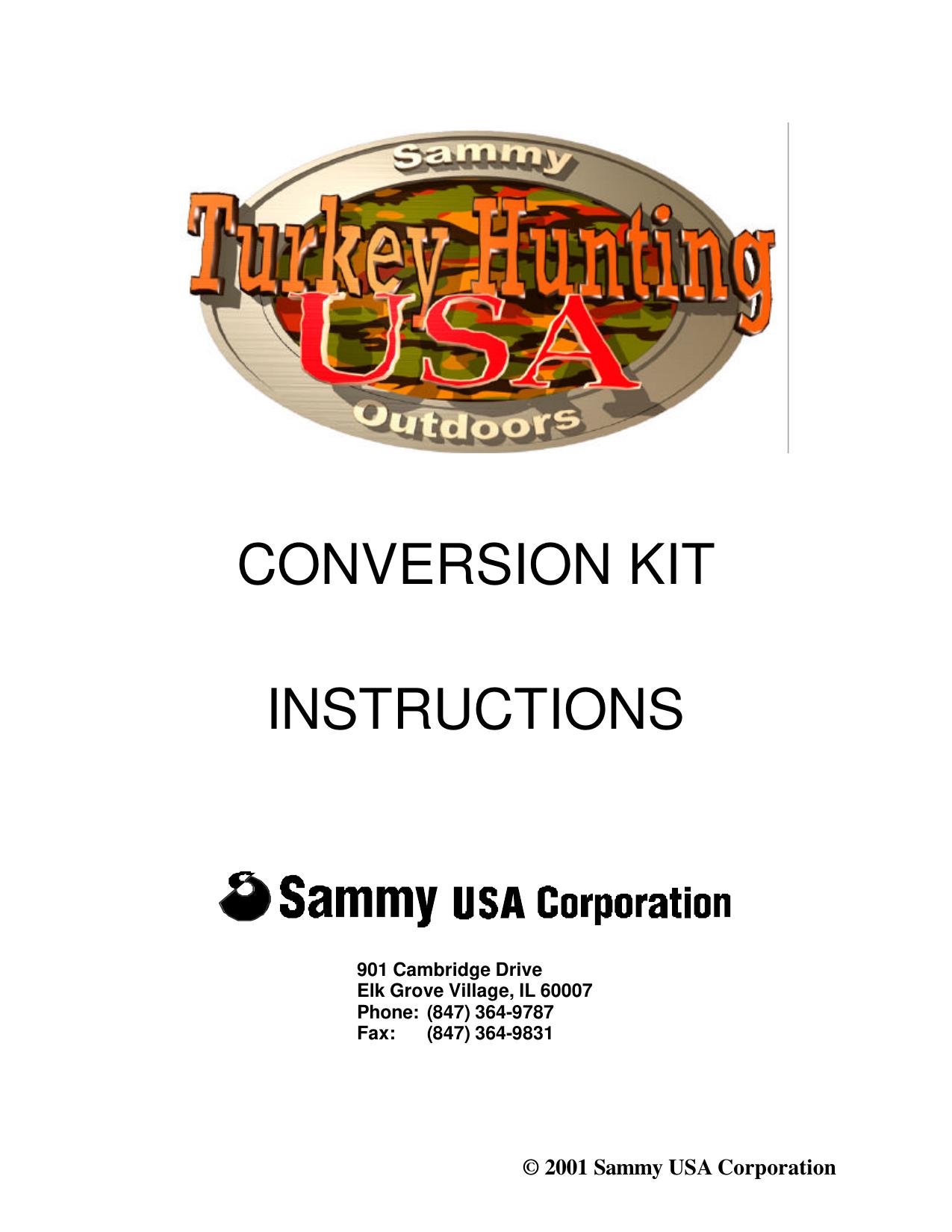 100202 Turkey Hunting USA KIT installation Manual.pub