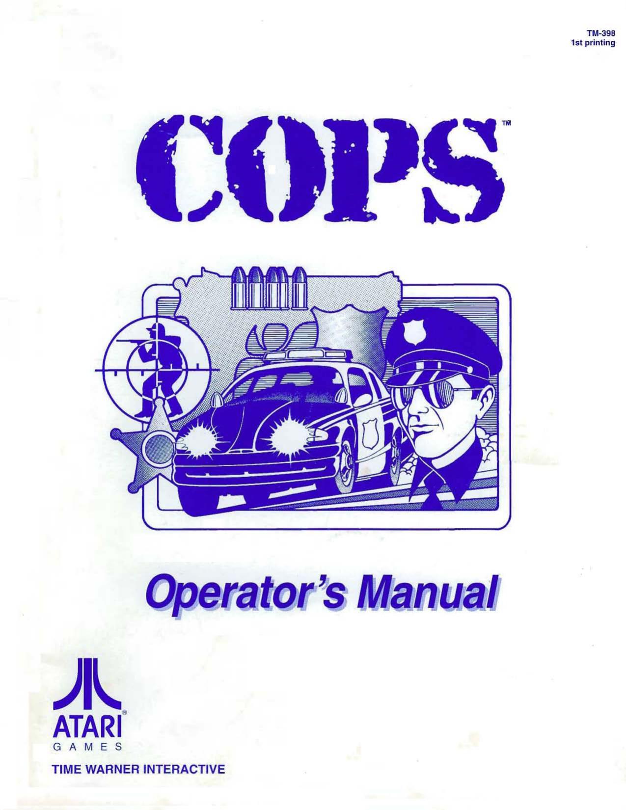 Cops TM-398 1st Printing