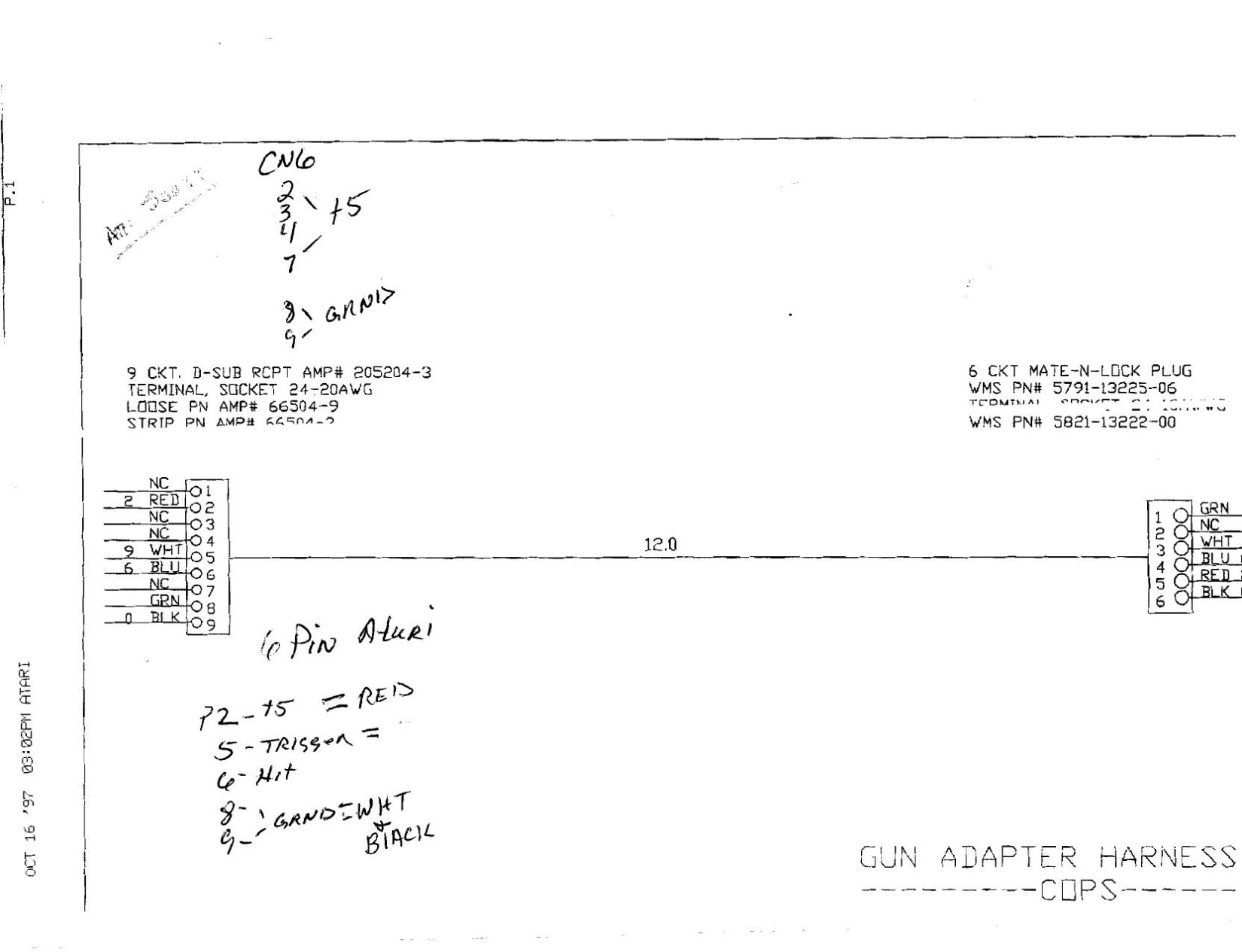 Cops Misc Pages faxed by Atari