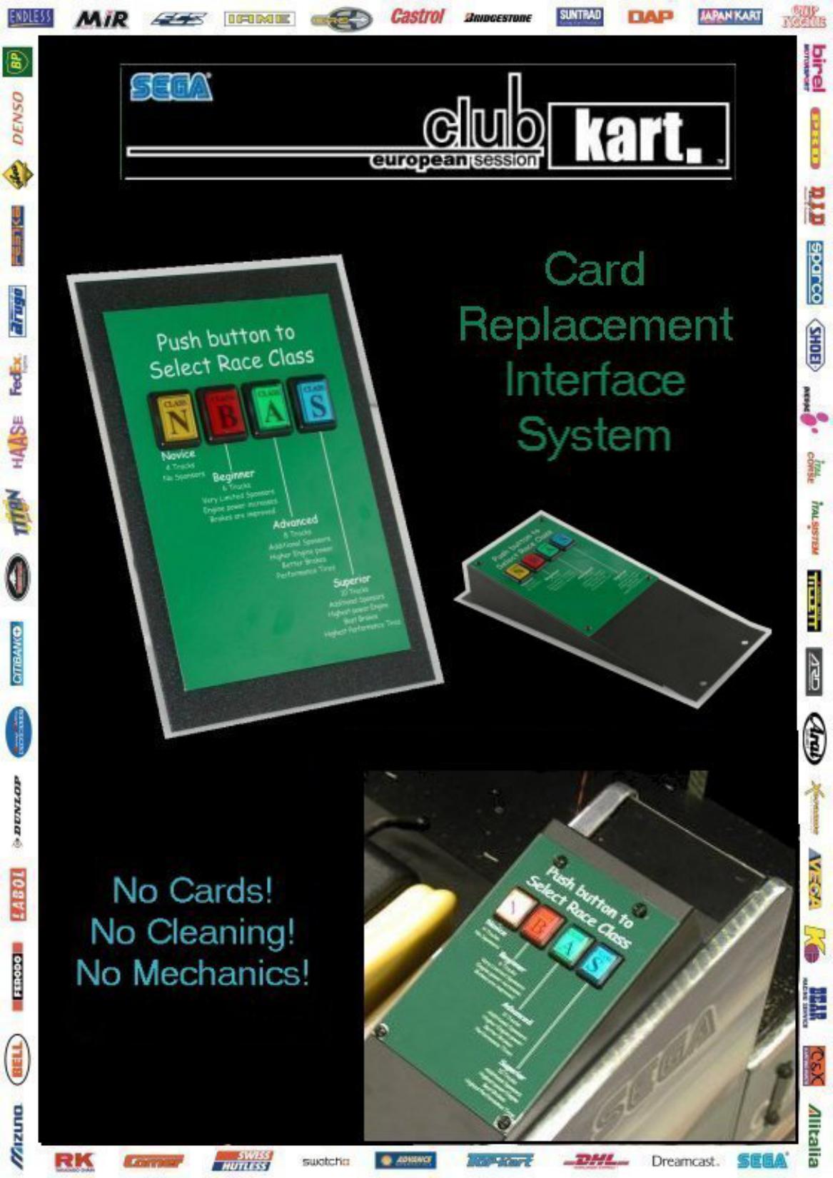 Club Kart (Card Replacement Interface System) Brochure