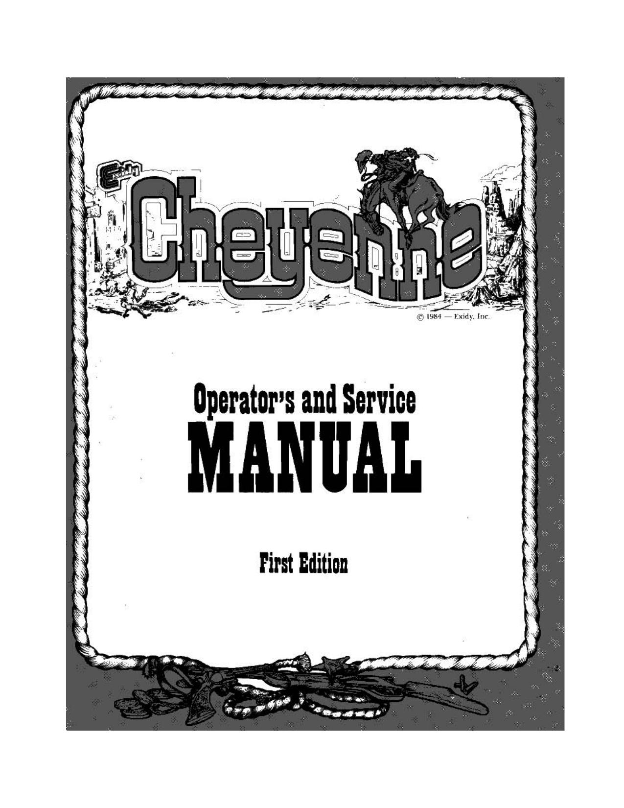 Cheyenne (First Edition Operator's & Serv) (U)