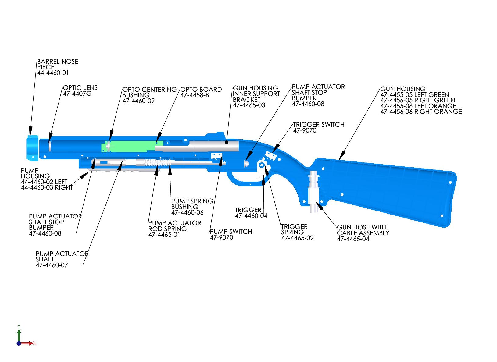 rifle with part names.sldasm
