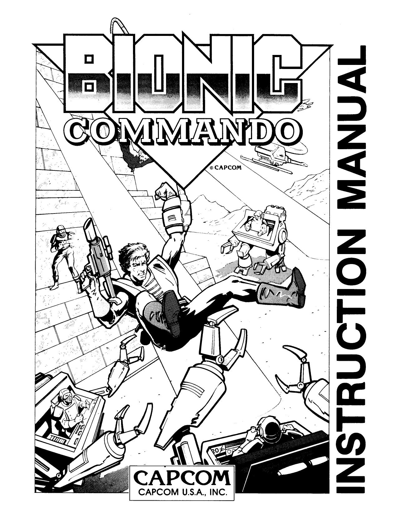 Capcom Bionic Commando Manual