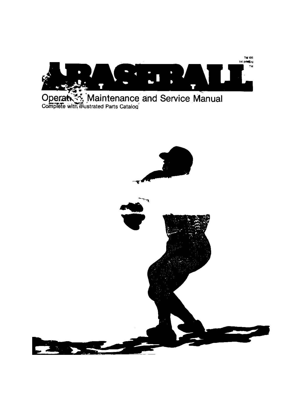 Baseball TM-135 1st Printing (Op-Maint-Serv-Parts) (U)