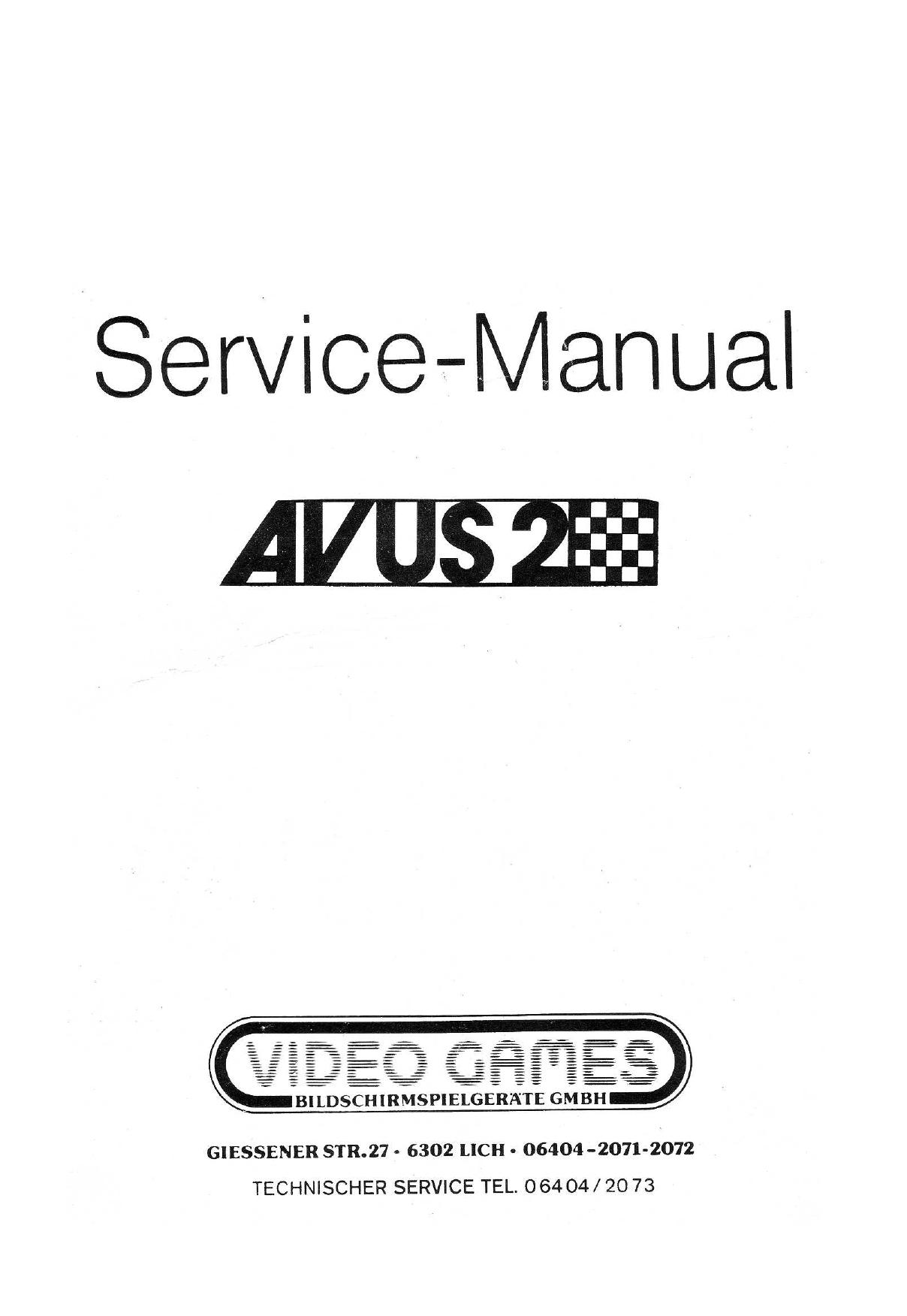 Avus 2 (Service) (U)