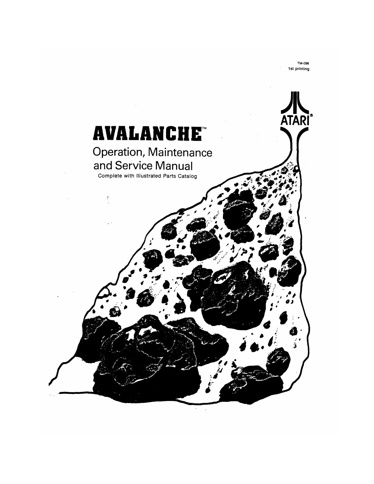 Avalanche TM-096 1st Printing
