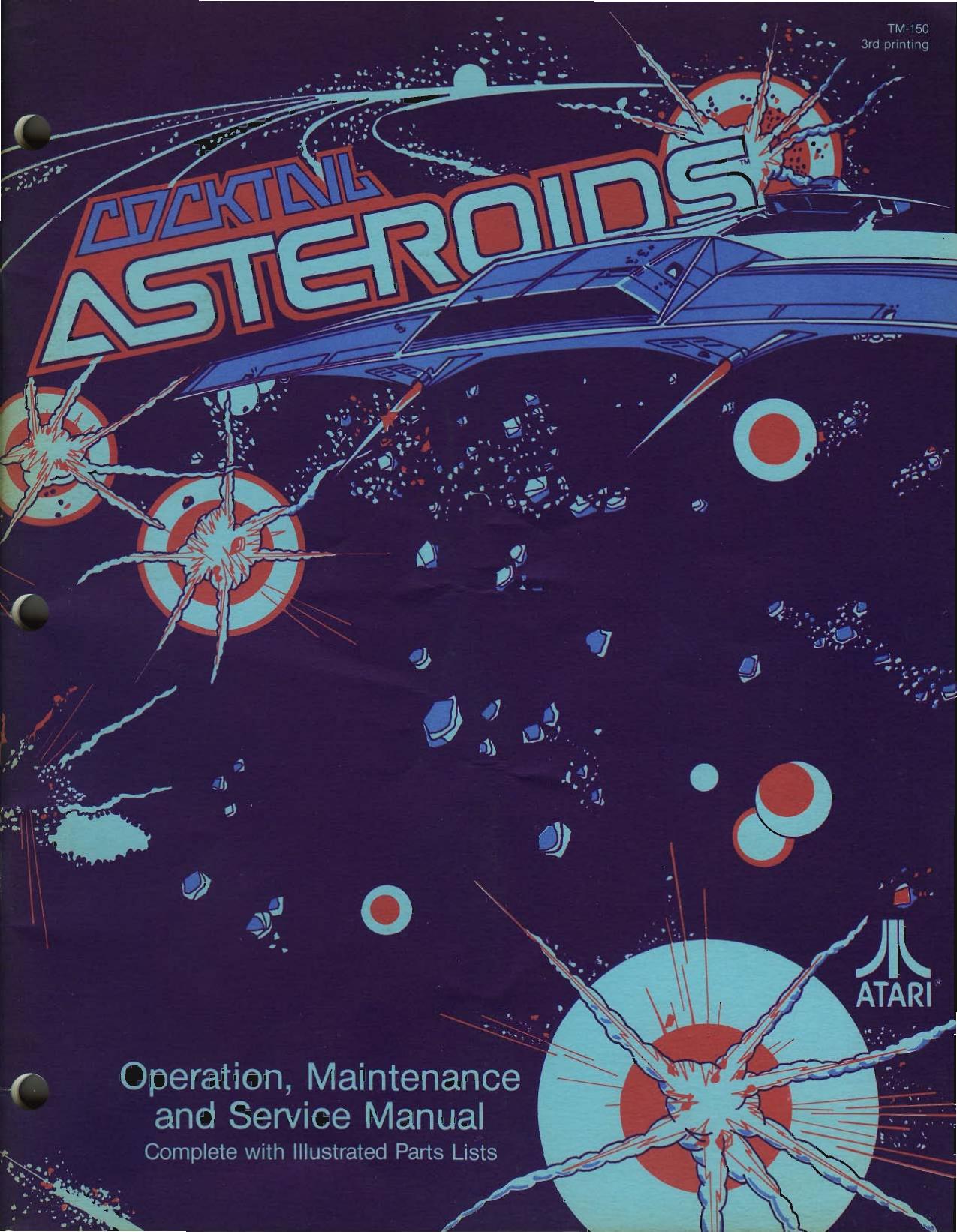 Asteroids Cocktail TM-150 3rd Printing