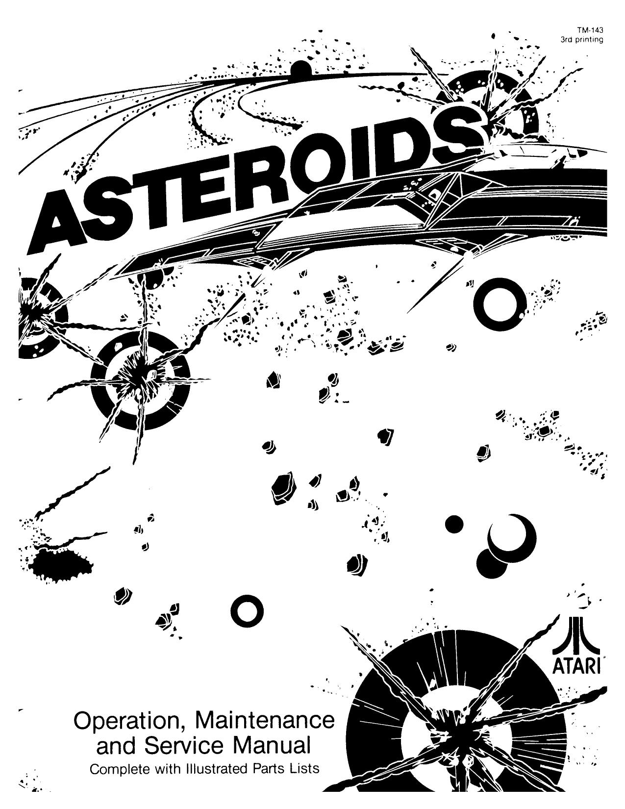 Asteroids (TM-143 3rd Printing) (Op-Maint-Serv-Parts) (U)