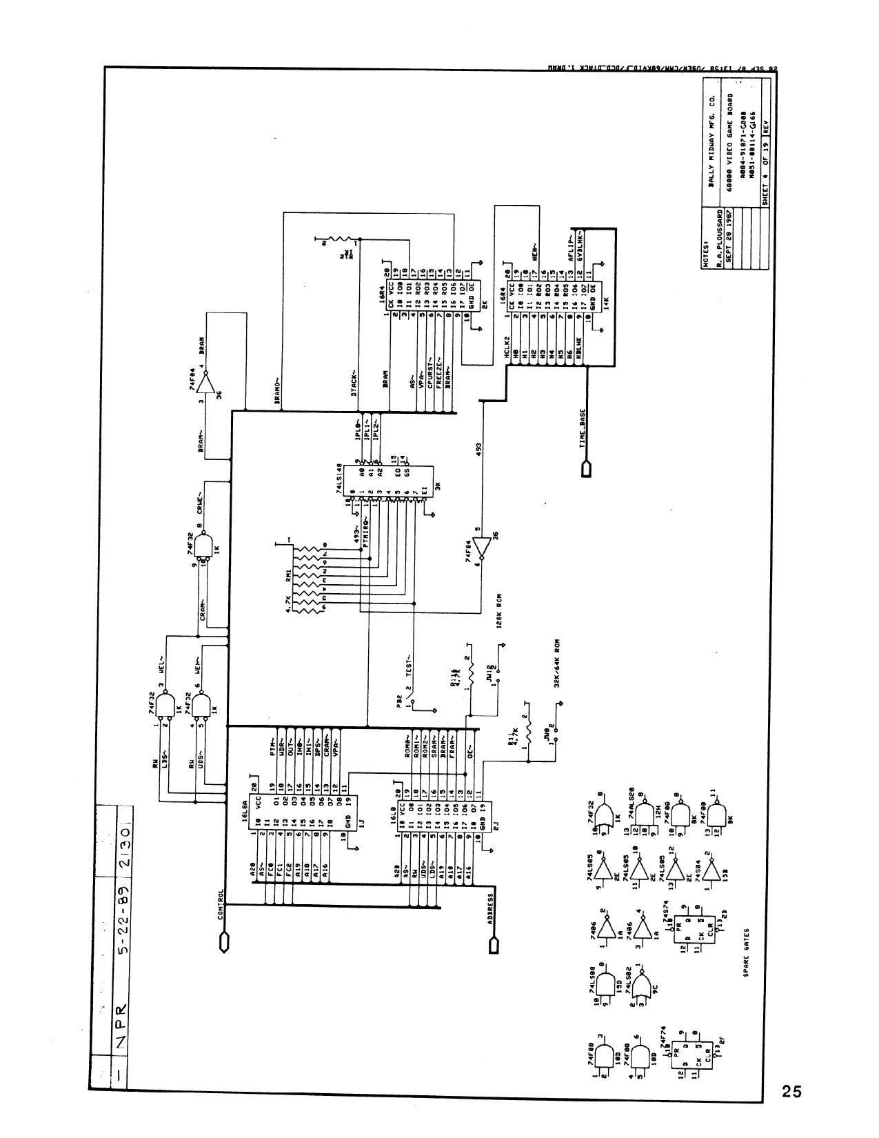 Arch Rivals Schematics
