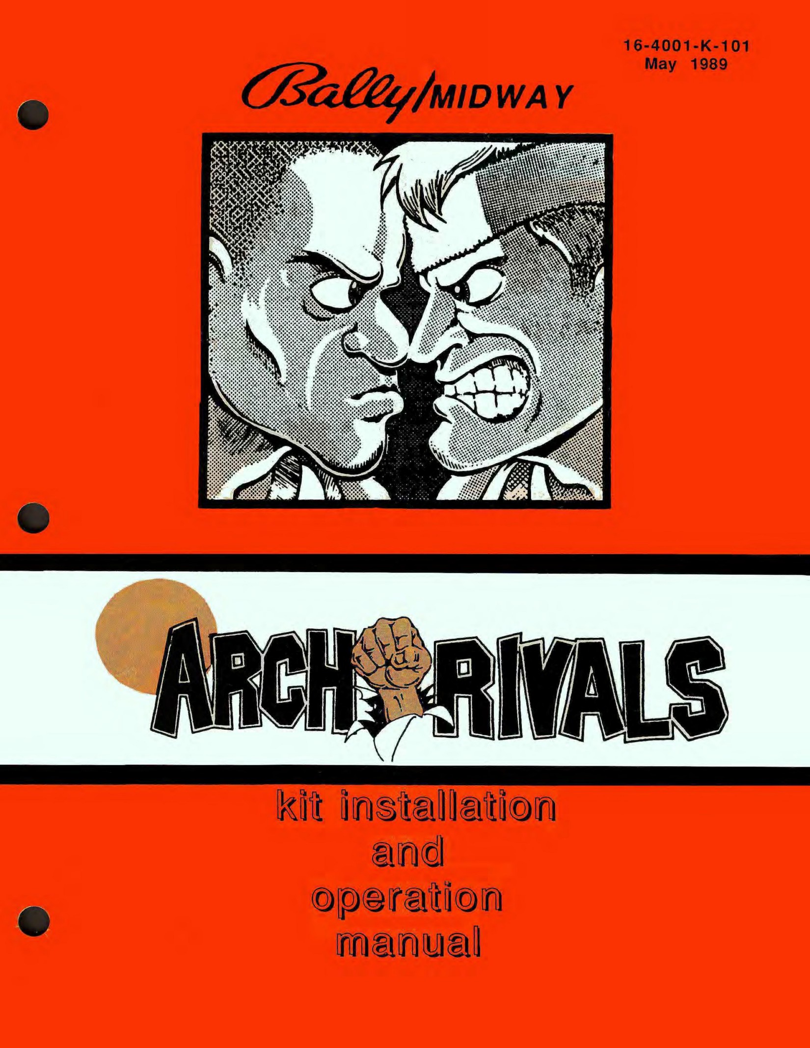 Arch Rivals Kit Installation (16-4001-K-101 May 1989)