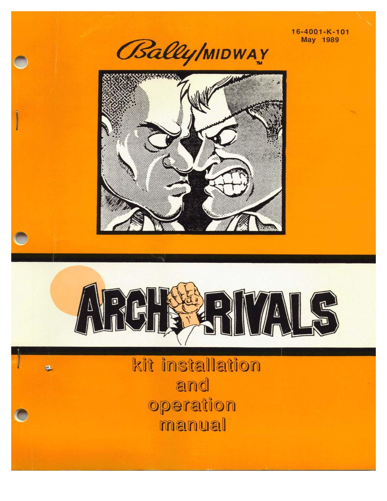 Arch Rivals (Kit Installation & Operation) (U)