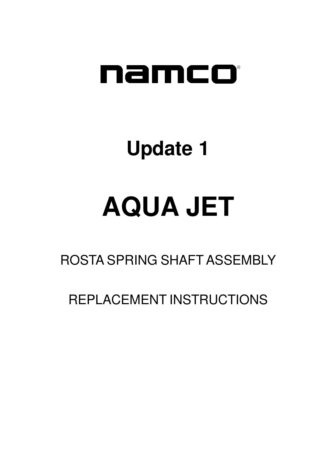 Aqua Jet Update 1