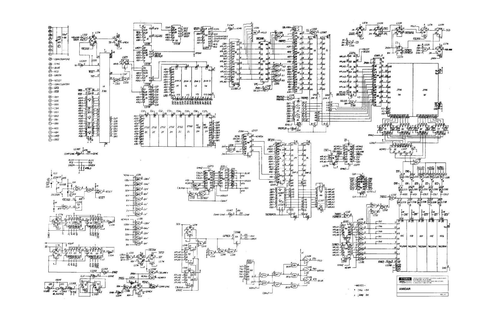 Amidar [Schematics] [English]