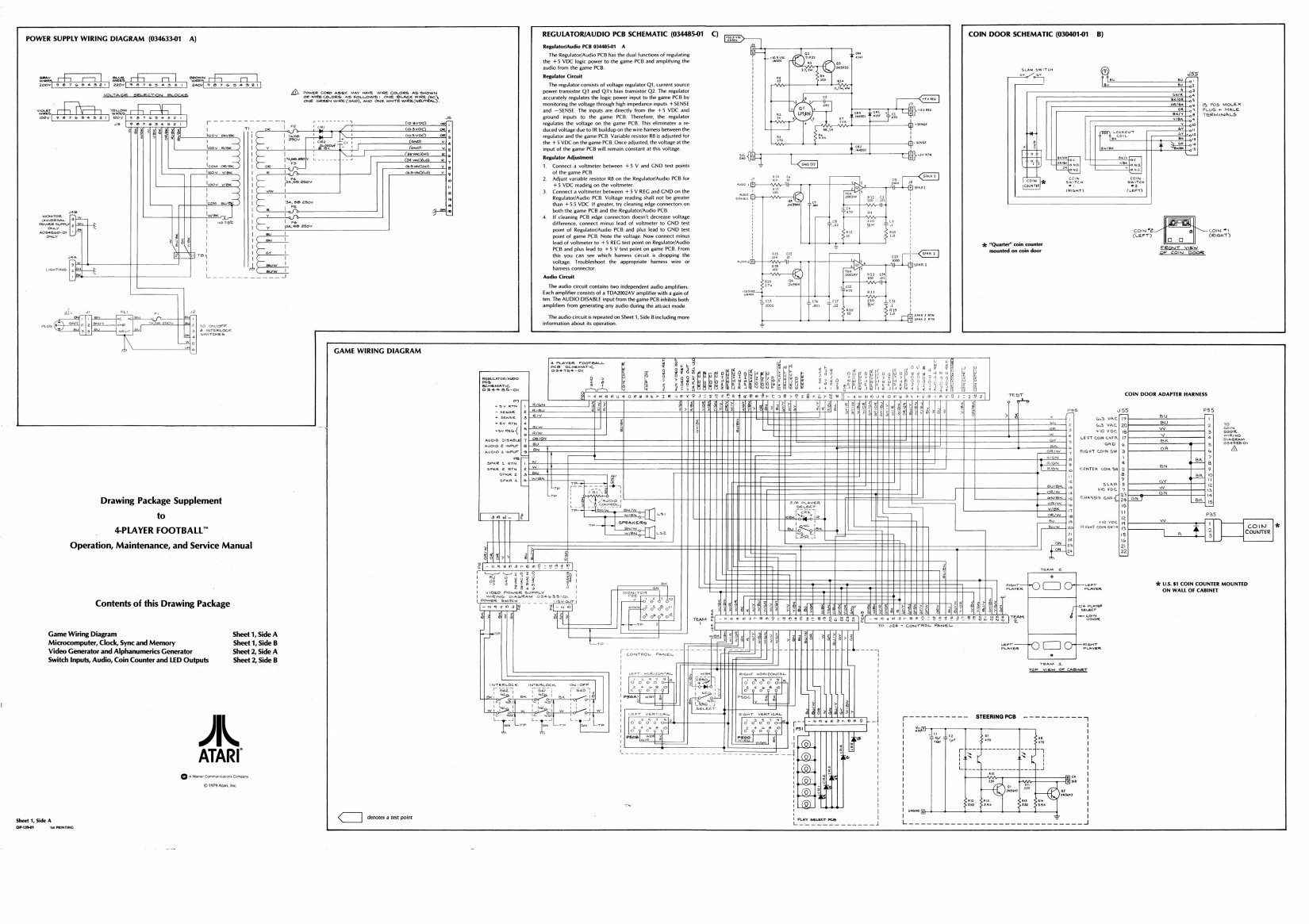 4 Player Football (DP-139 1st Printing) [Drawing Package] [English]