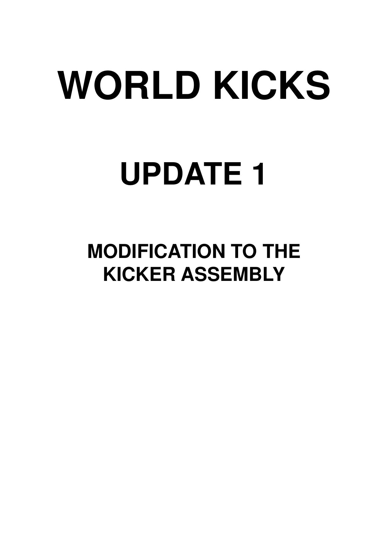 World Kicks Update 1