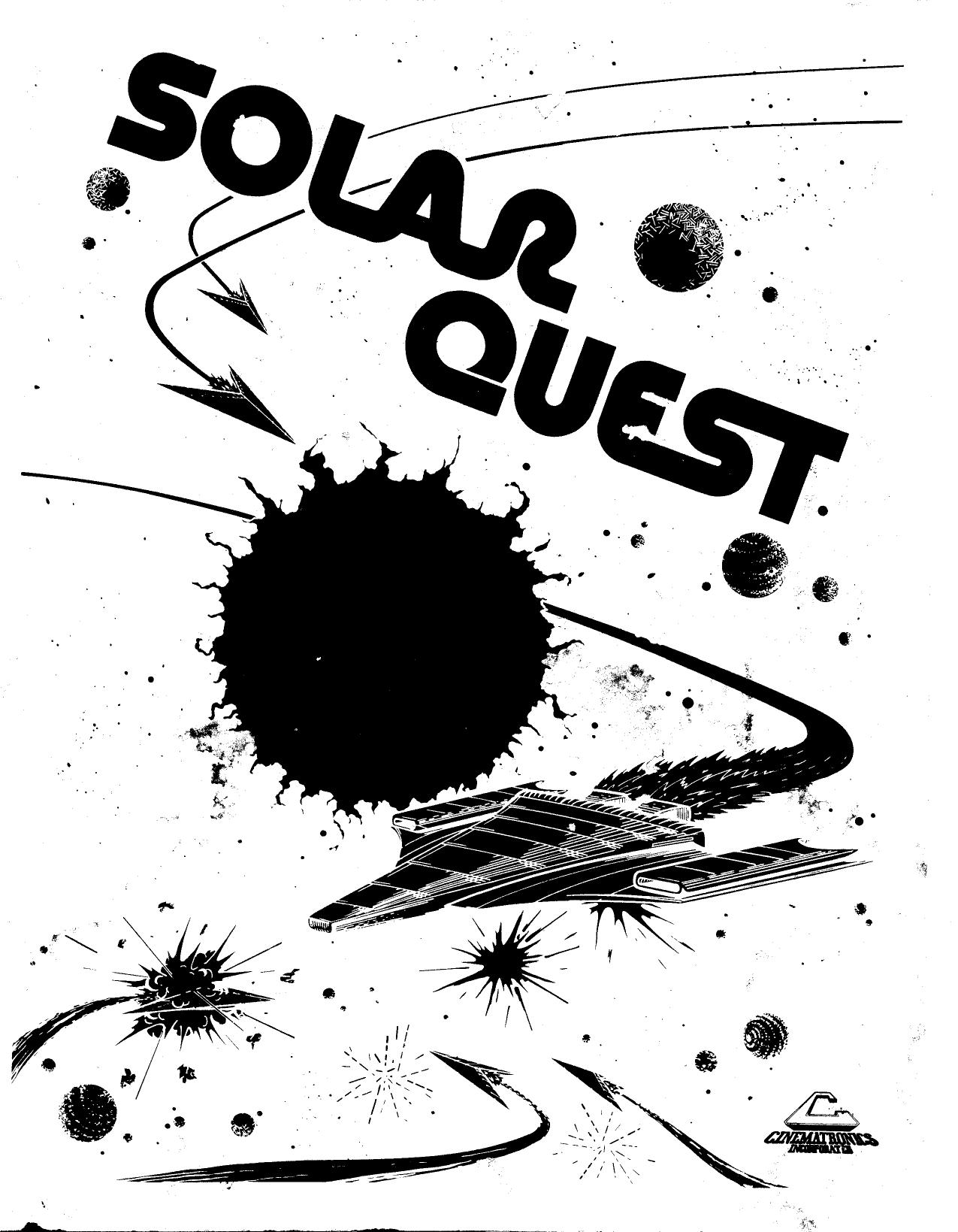 Cinematronics Solar Quest Manual