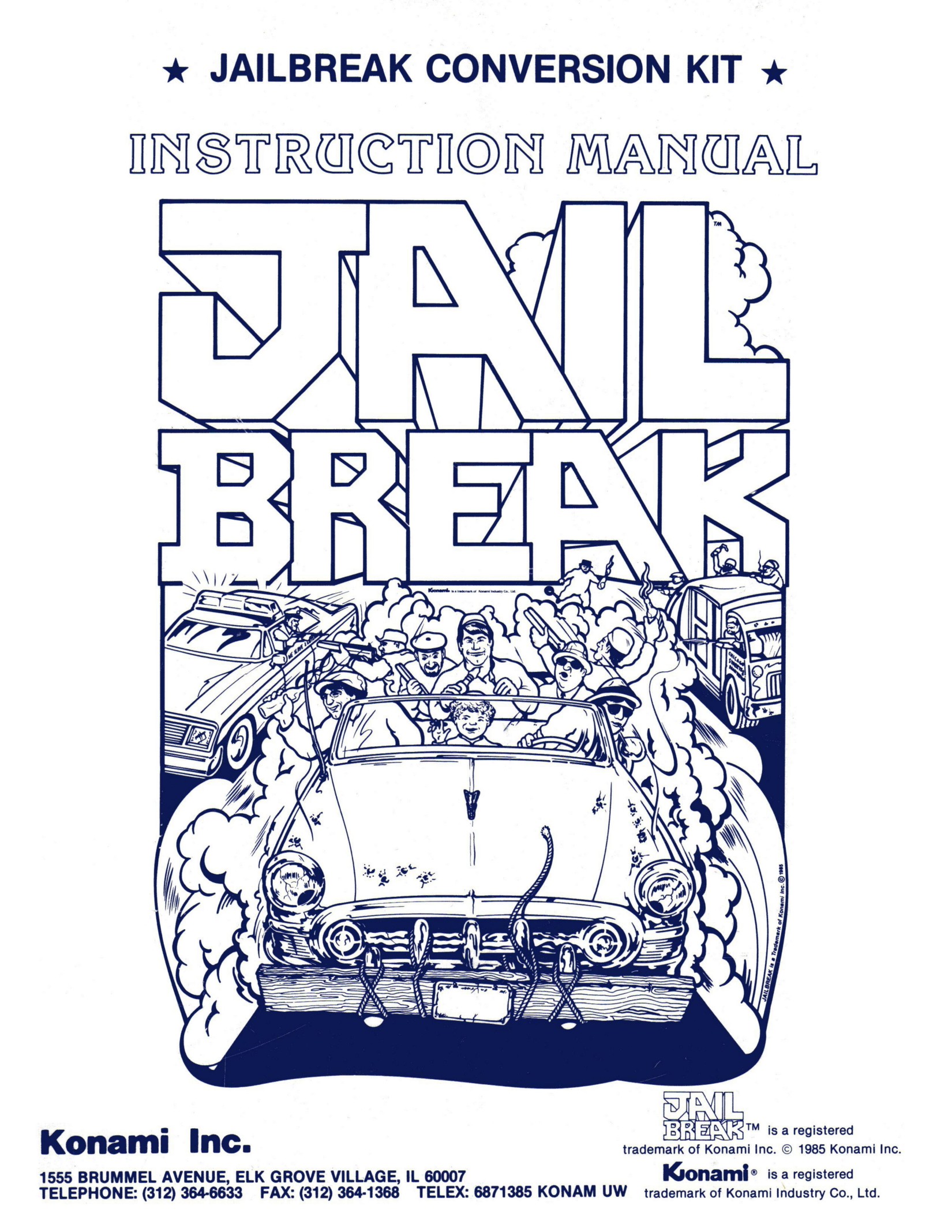 Jail Break Conversion Kit Instruction Manual