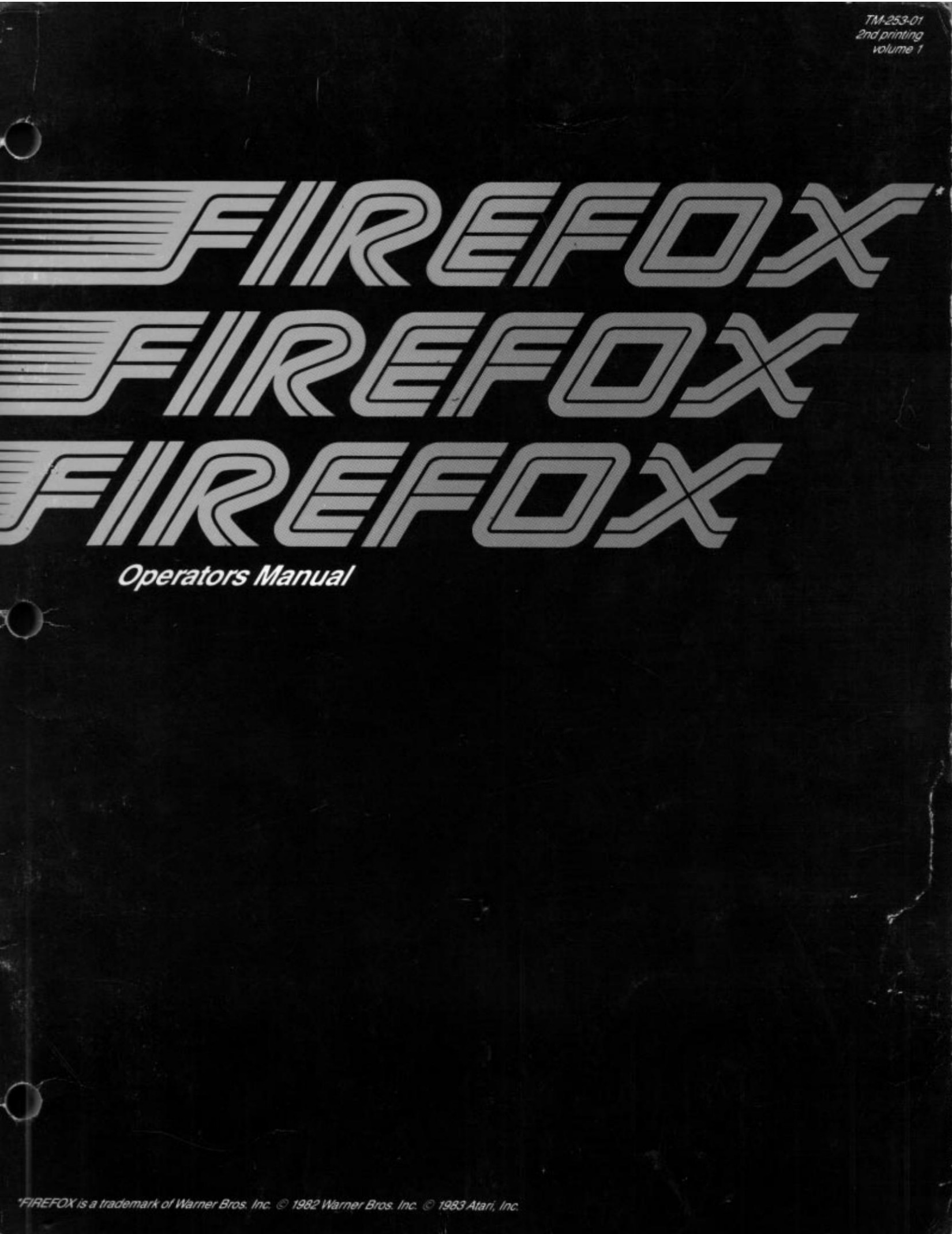 Firefox operators manual