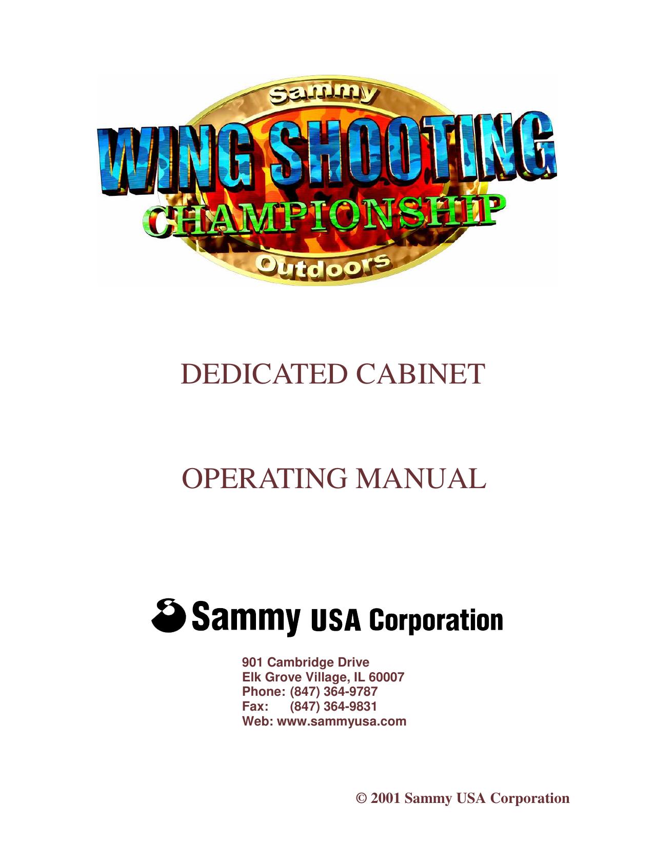 091001 WSC Manual Dedicated cabinet