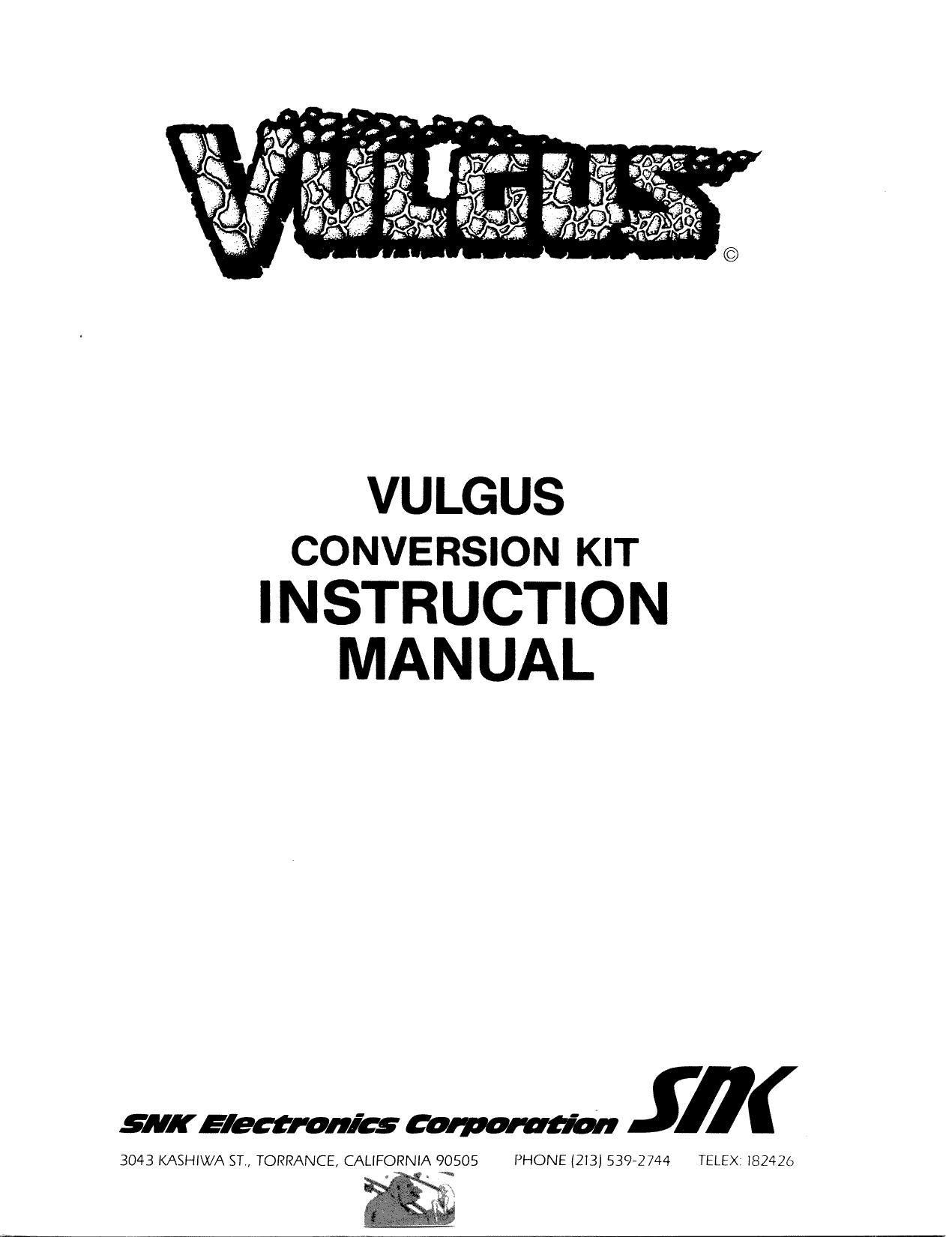 Vulgus Manual