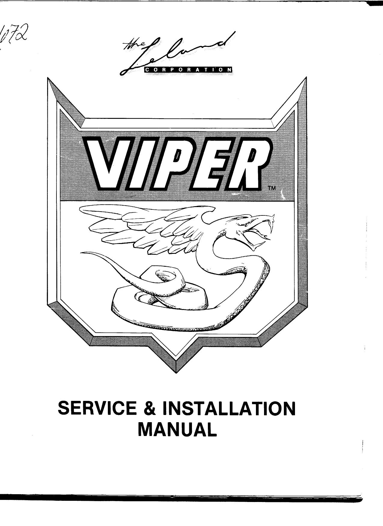 Viper (Service & Installation) (U)