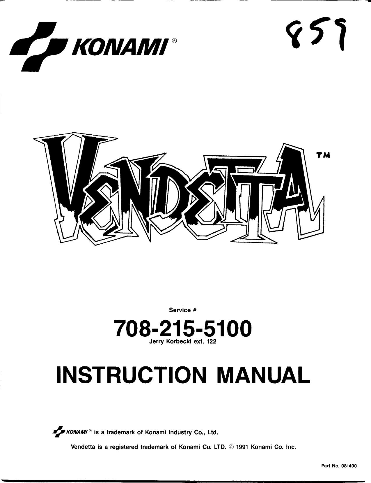 Vendetta Manual