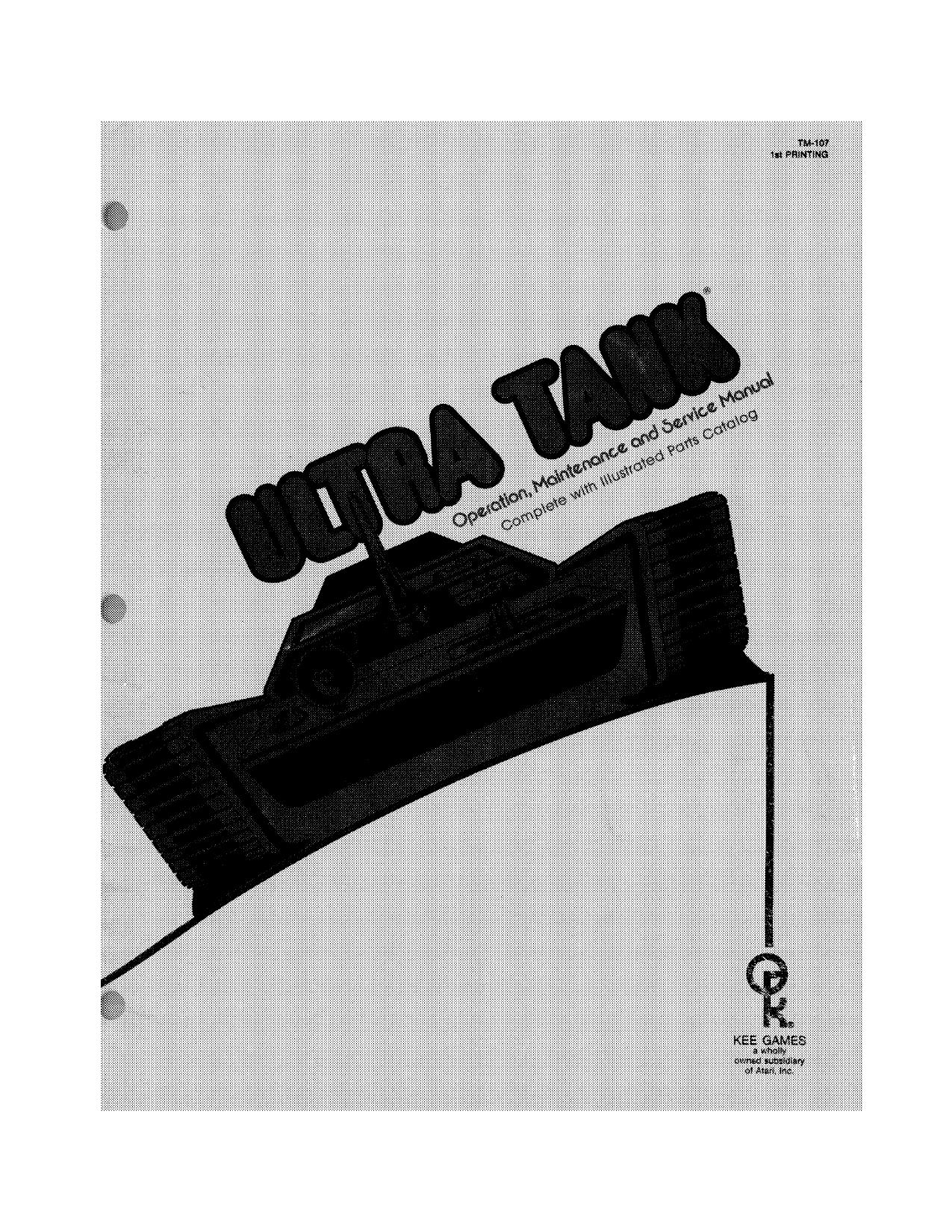 Ultra Tank TM-107 1st Printing
